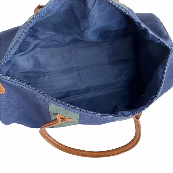 Vintage Ralph Lauren Weekender Color Block Duffle Bag Tote | Embroidered Polo - Picture 7 of 8